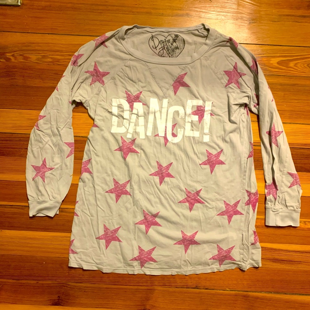 Dirttee Hollywood long sleeve Dance tshirt